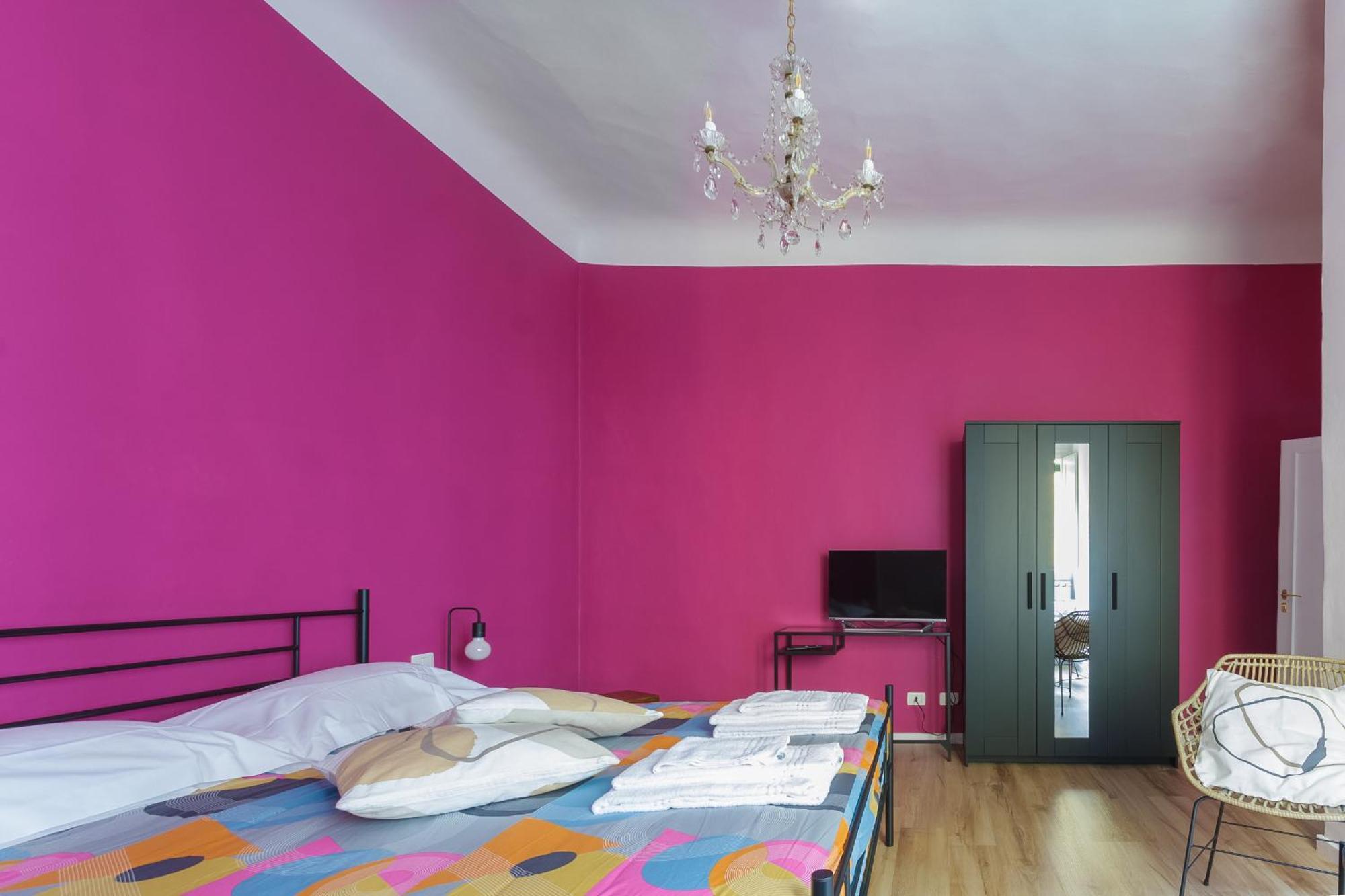 Ferienwohnung Santa Croce Rainbow Florenz Exterior foto